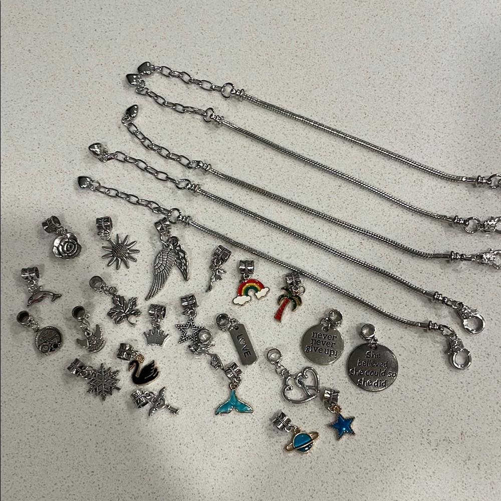 Charm Bracelet Set